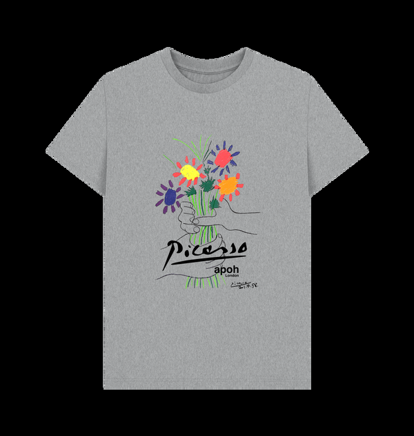 Parka London APOH Picasso Flowers Heather Grey T-Shirt