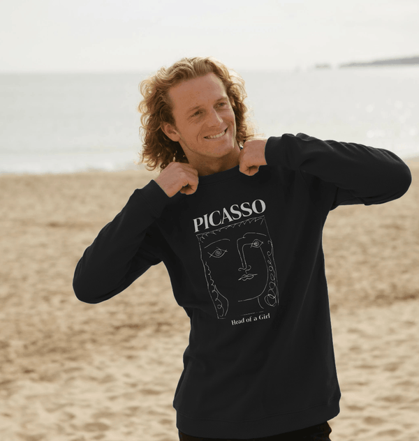 parka london APOH Picasso Head Of A Girl Black Sweatshirt