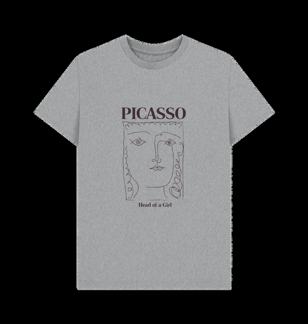 Parka London APOH Picasso Head Of A Girl Heather Grey T-Shirt