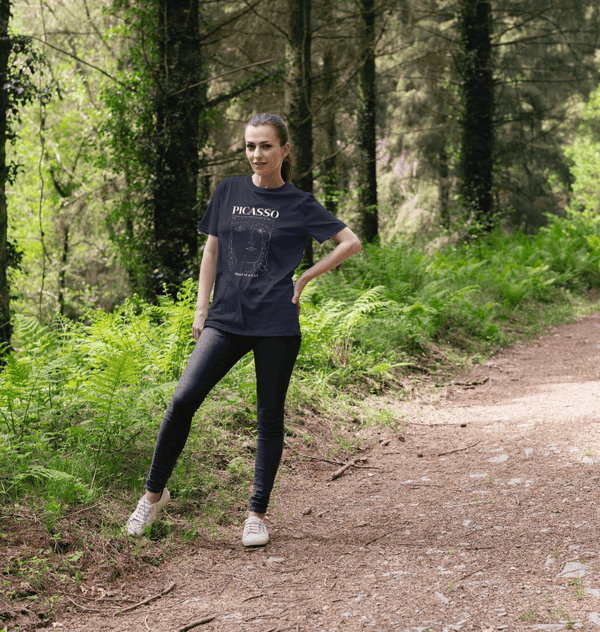 parka london APOH Picasso Head Of A Girl Navy T-Shirt