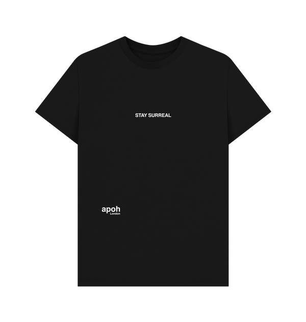 Parka London Apoh Stay Surreal Slogan Black T-Shirt