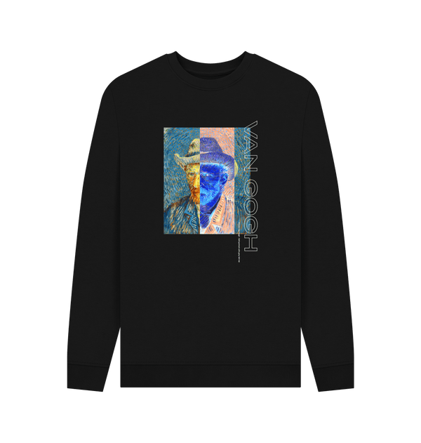 Parka London Apoh Van Gogh Grey Felt Hat Black Sweatshirt