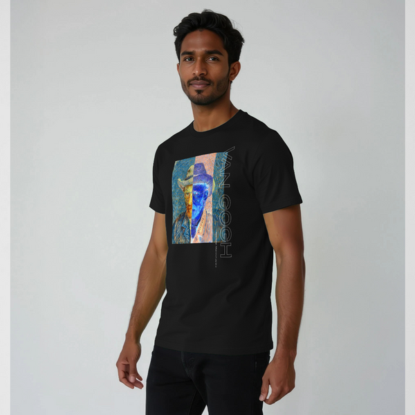 parka london apoh Van Gogh Grey Felt Hat Black T-Shirt