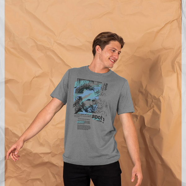 parka london APOH Van Gogh Portrait Heather Grey T-Shirt
