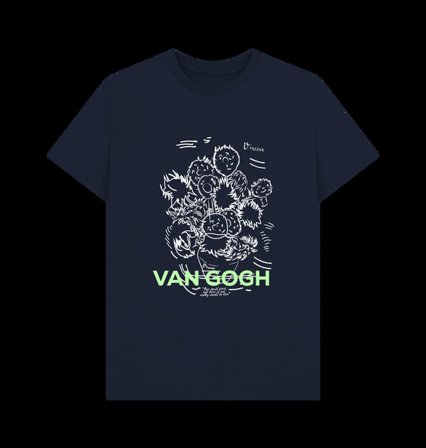 Parka London APOH Van Gogh Sunflowers Scribble Navy T-Shirt