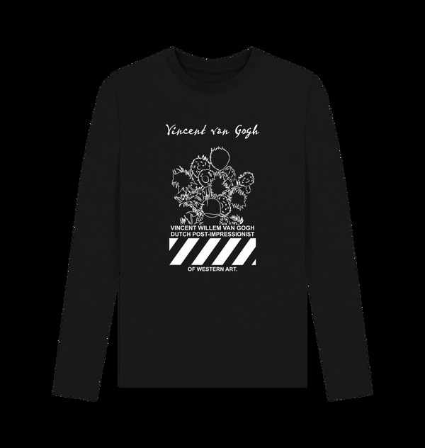 Parka London Apoh Van Gogh Western Art Long Sleeve Black T-Shirt