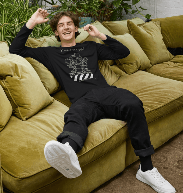 parka london apoh Van Gogh Western Art Long Sleeve Black T-Shirt