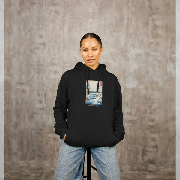 parka london apoh x Ashmolean Hiroshige Sea Black Hoodie