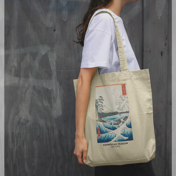 parka london apoh x Ashmolean Hiroshige Sea Natural Tote Bag