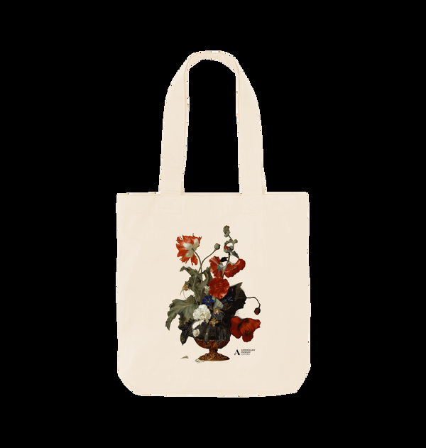 Parka London Apoh X Ashmolean Museum A Vase Of Flowers Natural Tote Bag