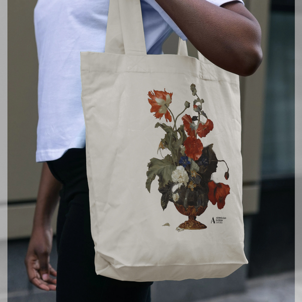 parka london apoh x Ashmolean Museum A Vase Of Flowers Natural Tote Bag
