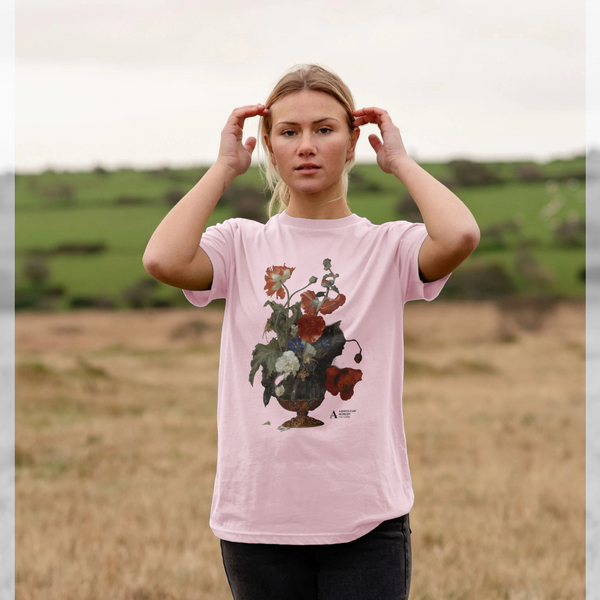 parka london apoh x Ashmolean Museum A Vase Of Flowers Pink T-Shirt