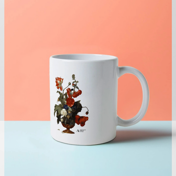 parka london apoh x Ashmolean Museum A Vase Of Flowers White Mug