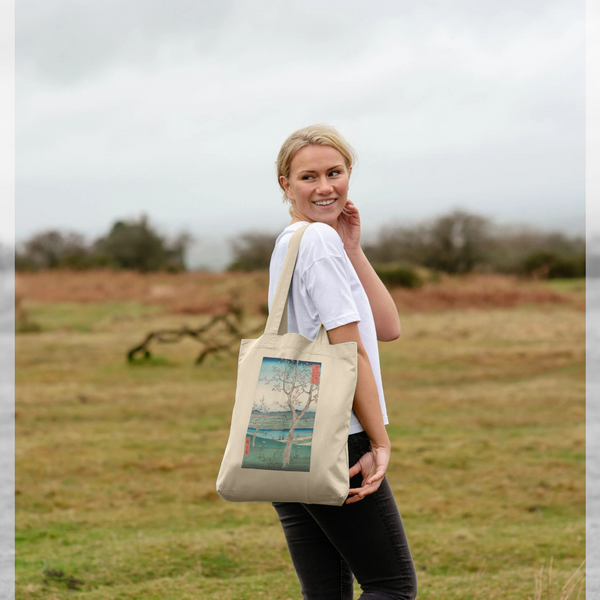 parka london apoh x Ashmolean Museum Hiroshige Landscape Natural Tote Bag parka london apoh x Ashmolean Museum Hiroshige Landscape Natural Tote Bag