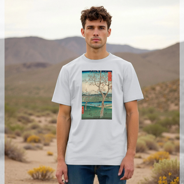 parka london apoh x Ashmolean Museum Hiroshige Landscape White T-Shirt parka london apoh x Ashmolean Museum Hiroshige Landscape White T-Shirt