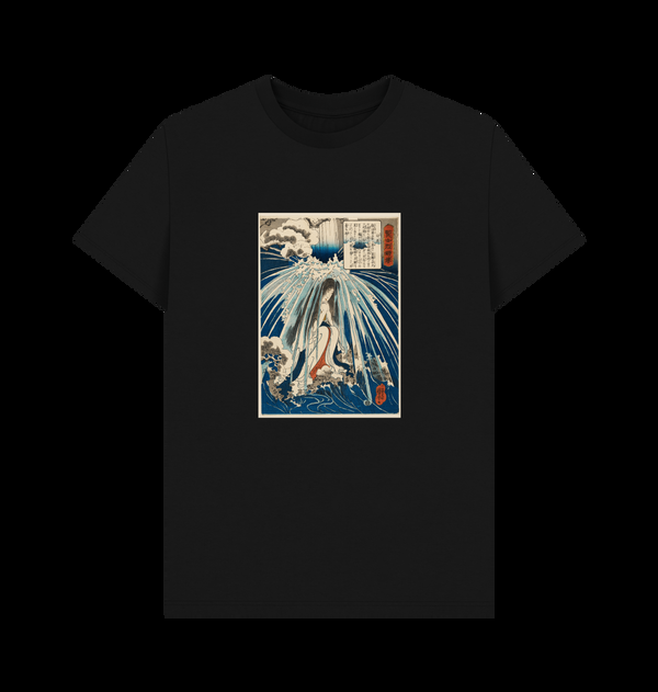 Parka London Apoh X Ashmolean Museum Kuniyoshi In The Waterfall Black T-Shirt