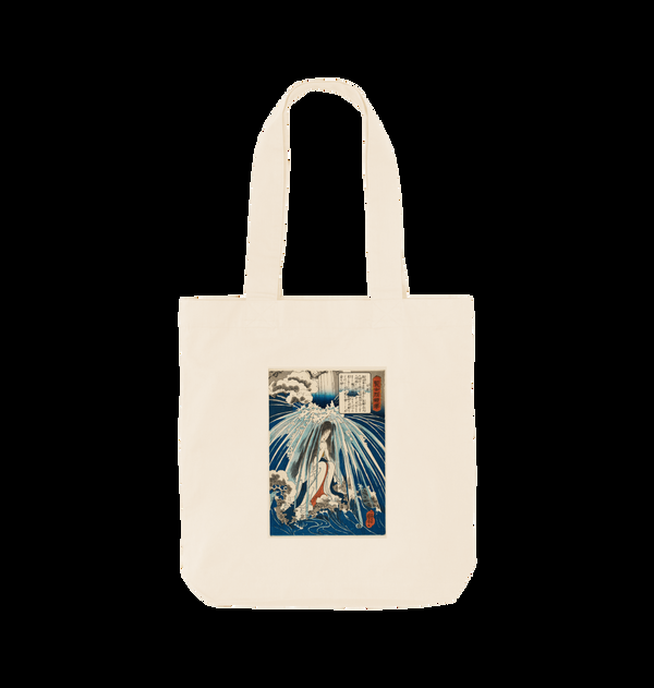 Parka London Apoh X Ashmolean Museum Kuniyoshi In The Waterfall Natural Tote Bag