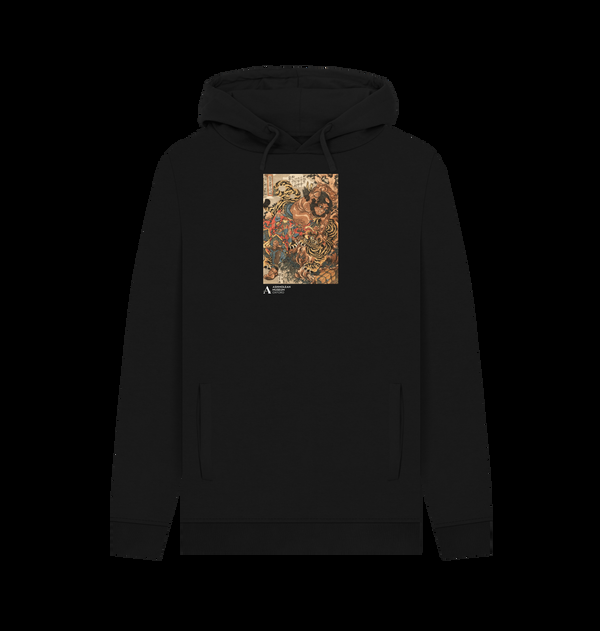 Parka London Apoh X Ashmolean Museum Wu Song Tiger Black Hoodie