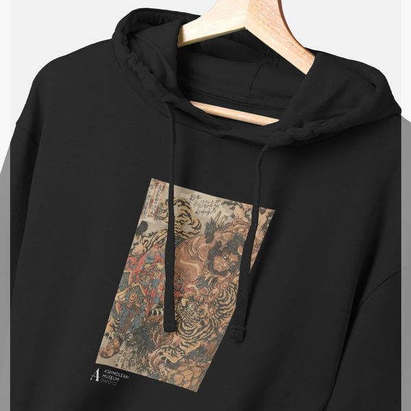 parka london apoh x Ashmolean Museum Wu Song Tiger Black Hoodie parka london apoh x Ashmolean Museum Wu Song Tiger Black Hoodie