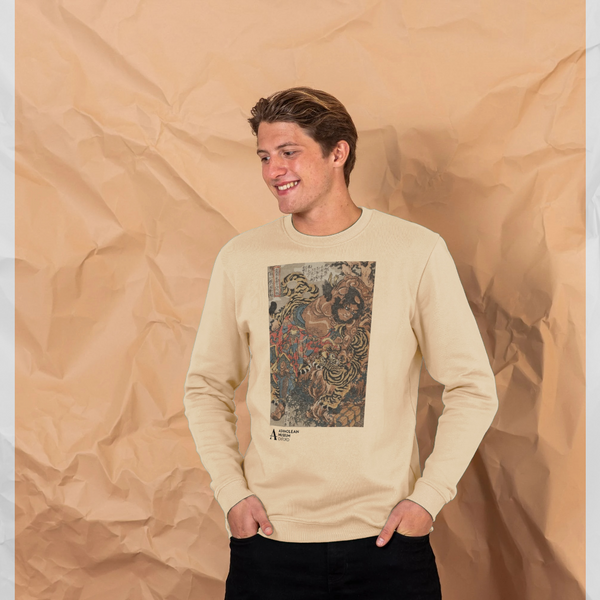 parka london apoh x Ashmolean Museum Wu Song Tiger Cream Sweatshirt parka london apoh x Ashmolean Museum Wu Song Tiger Cream Sweatshirt