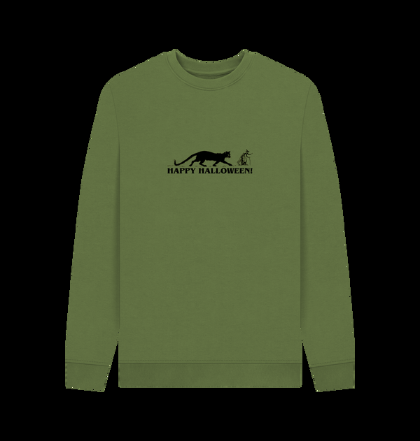 Parka London Apoh X Pierce Archives 'Happy Halloween' Khaki Sweatshirt