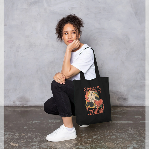 parka london apoh x Pierce Archives 'Stirring Up Trouble' Black Tote Bag