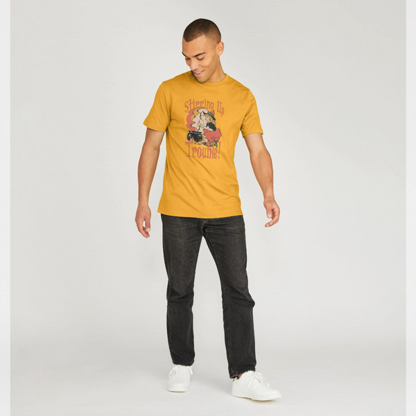 parka london apoh x Pierce Archives 'Stirring Up Trouble' Yellow T-Shirt