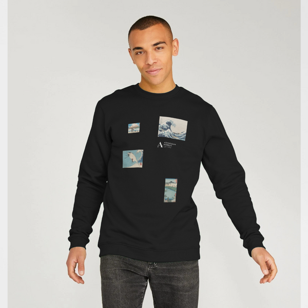 parka london Ashmolean x apoh Vintage Collage Black Sweatshirt