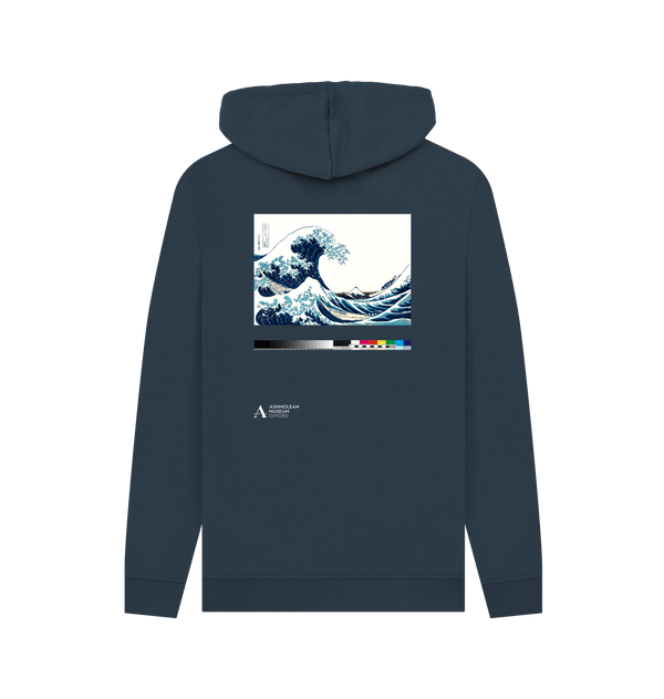 Parka London Ashmolean X Apoh Wave Navy Blue Hoodie