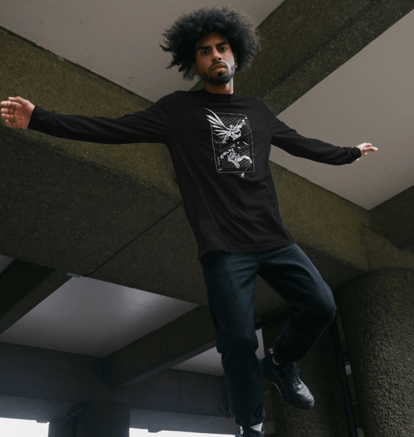 parka london Batman vs Joker Long Sleeve Black T-Shirt