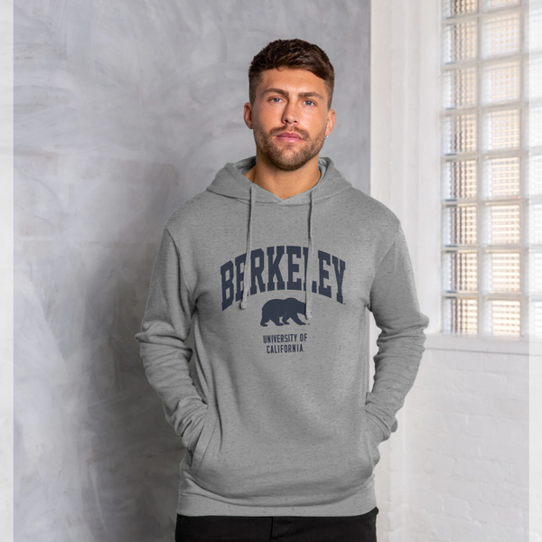 parka london Berkeley Bear Graphic Heather Grey Hoodie