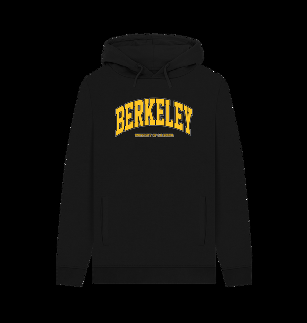 Parka London Berkeley University Of California Arch Logo Black Hoodie