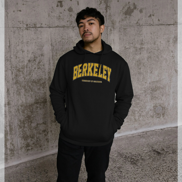 parka london Berkeley University of California Arch Logo Black Hoodie