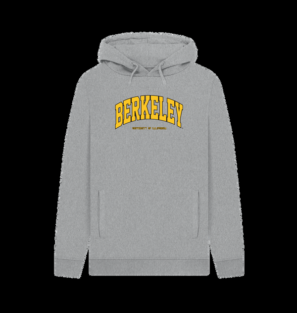 Parka London Berkeley University Of California Arch Logo Heather Grey Hoodie
