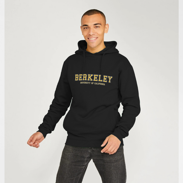 parka london Berkeley University of California Graphic Black Hoodie