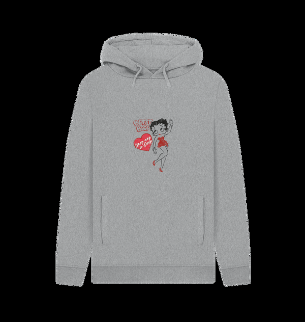 Parka London Betty Boop 'Oop-A-Doop' Heather Grey Hoodie