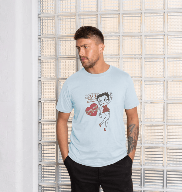 parka london Betty Boop 'Oop-A-Doop' Light Blue T-Shirt