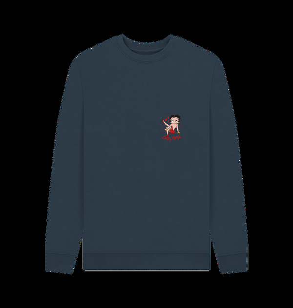 Parka London Betty Boop 'Strike A Pose' Navy Sweatshirt