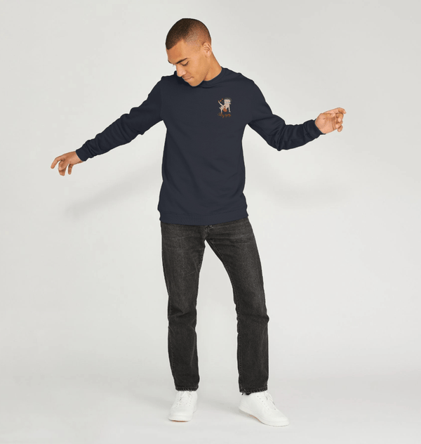 parka london Betty Boop 'Strike A Pose' Navy Sweatshirt