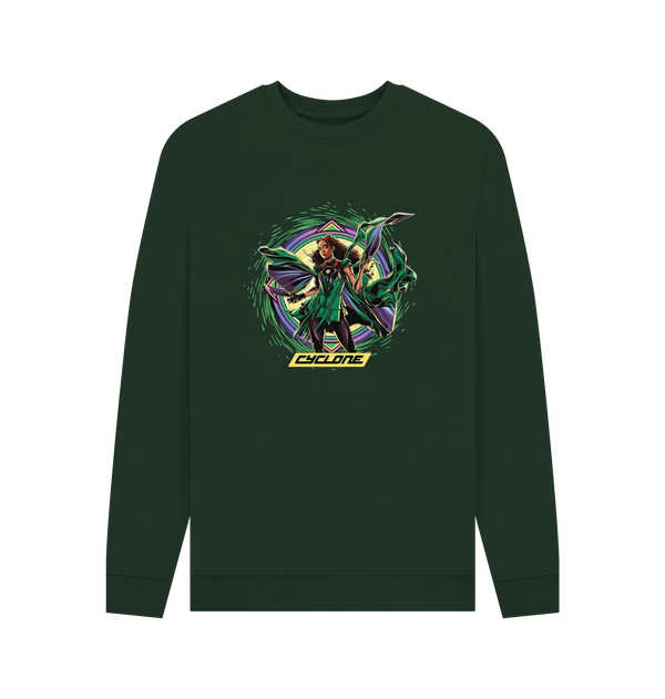 Parka London Black Adam Cyclone Evergreen Sweatshirt