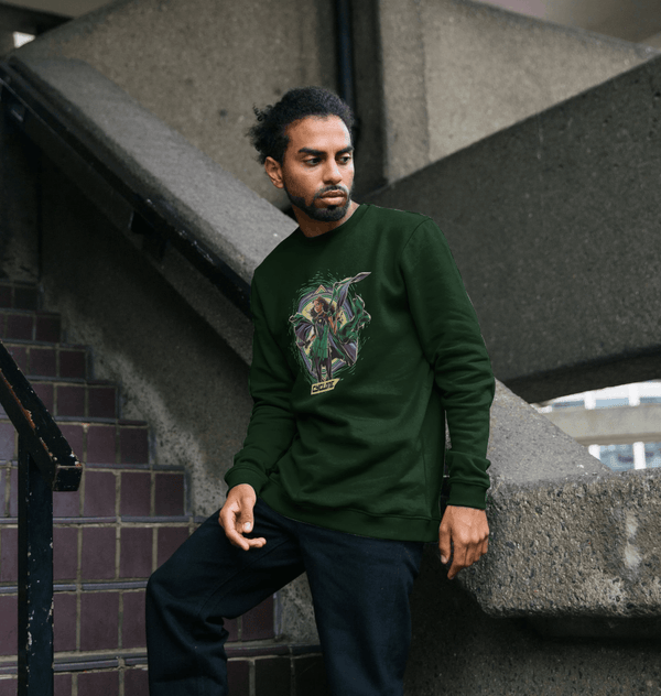 parka london Black Adam Cyclone Evergreen Sweatshirt