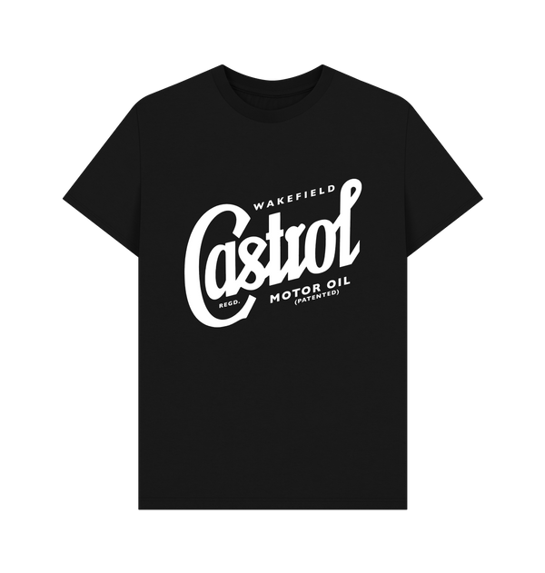 Parka London Castrol Classic Logo Wakefield Script Black T-Shirt