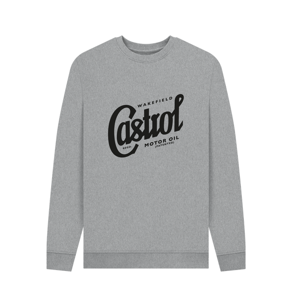 Parka London Castrol Classic Logo Wakefield Script Heather Grey Sweatshirt