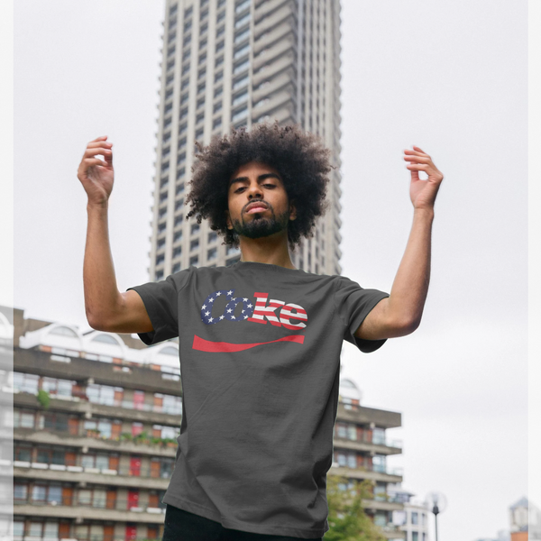 parka london Coca Cola American Coke Charcoal T-Shirt