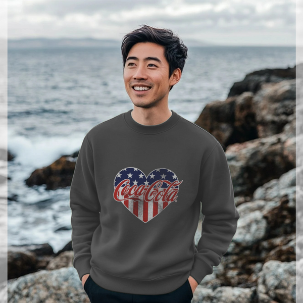 parka london Coca Cola Americana Charcoal Sweatshirt