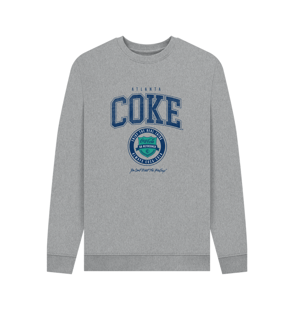 Parka London Coca Cola Atlanta Coke Heather Grey Sweatshirt