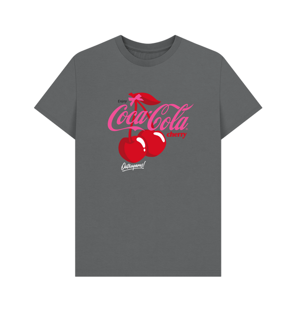 Parka London Coca Cola Cherry Coke Bow Charcoal T-Shirt