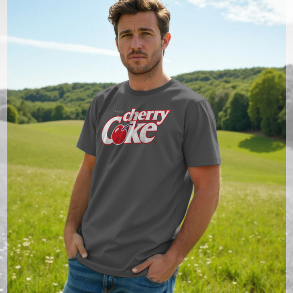 parka london Coca Cola Cherry Coke Charcoal T-Shirt