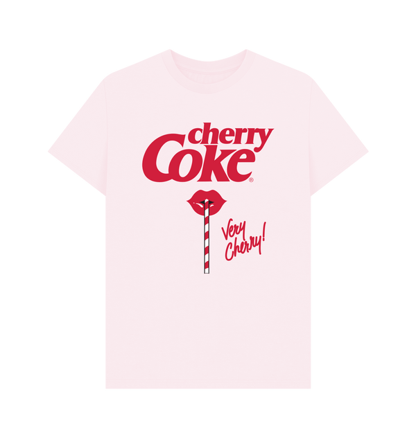 Parka London Coca Cola Cherry Coke Light Pink T-Shirt