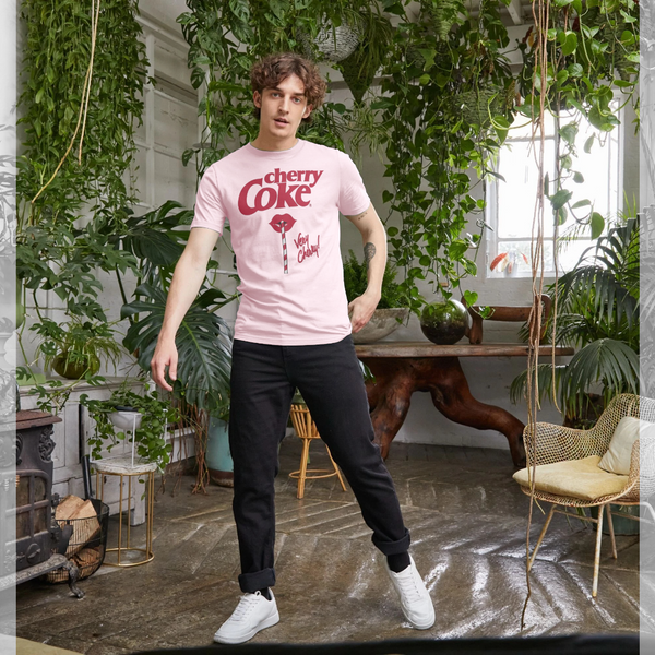 parka london Coca Cola Cherry Coke Light Pink T-Shirt